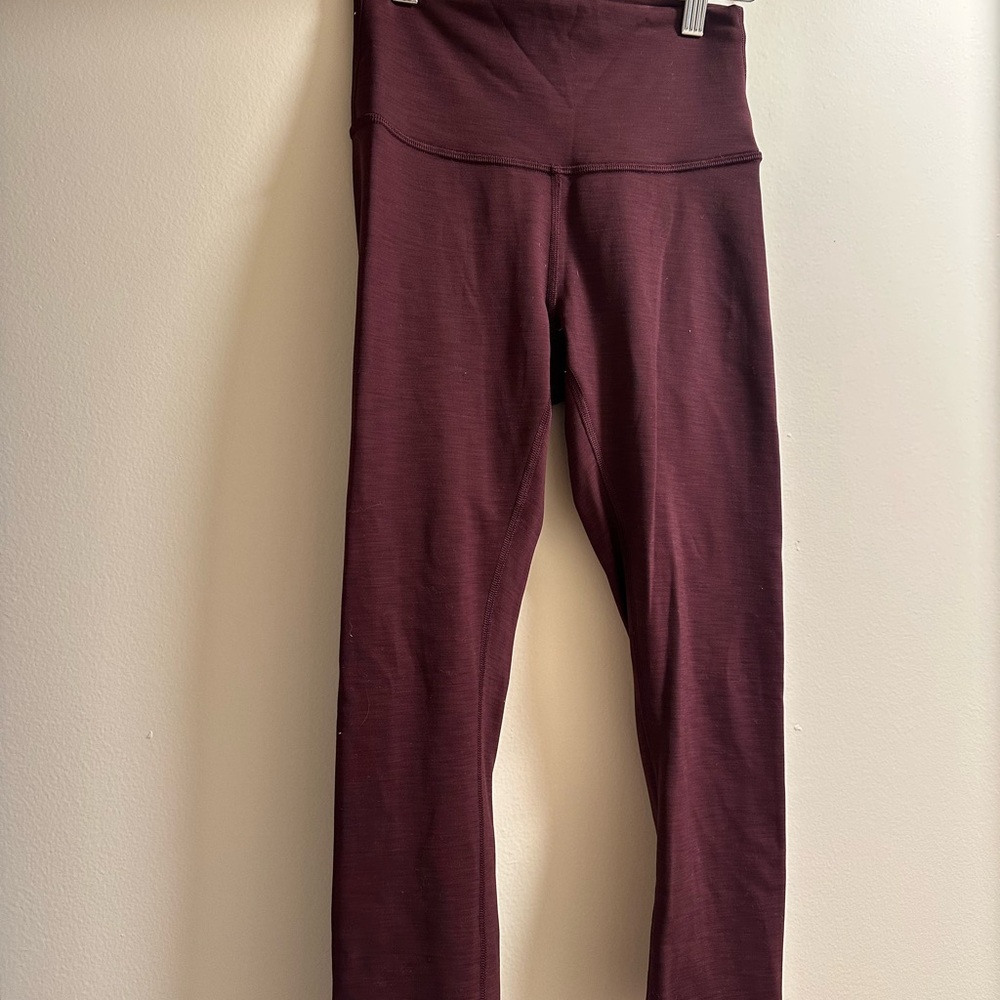 lululemon athletica Deep Burgundy Leggings